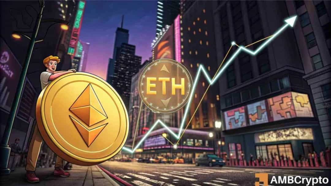 نهنگ ها 280M برداشت کردند؛ آیا حالا وقت خرید ETH/USD است؟