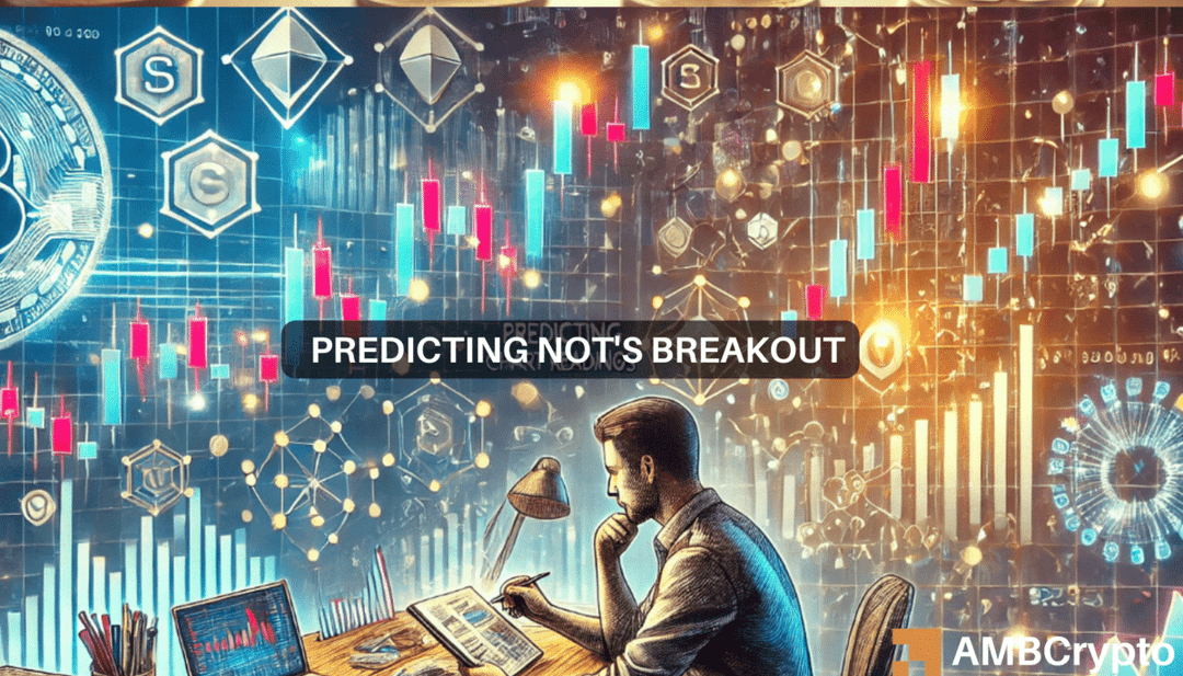 الگوی صعودی "Falling Wedge" در Notcoin؛ احتمال رشد ۶۰٪ با شکست مقاومت