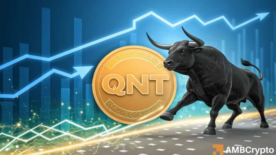 تشکیل الگوی کف دوقلو در قیمت QNT؛ افزایش 38 درصدی آدرس‌های فعال شبکه