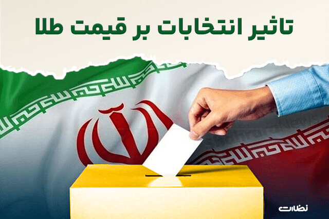 تاثیر انتخابات ریاست جمهوری بر قیمت طلا