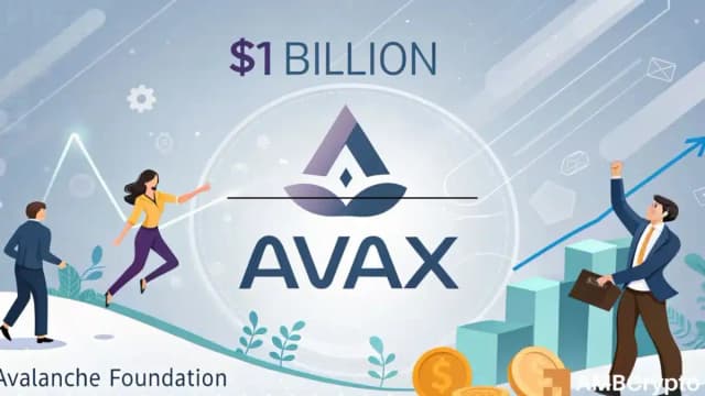 Avalanche Foundation به دنبال 1B دلار — آیا AVAX می‌تواند 30 دلار را حفظ کند؟