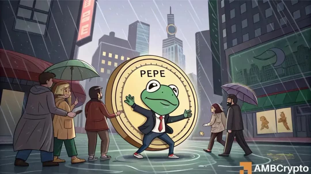 ریزش احتمالی ۱۵٪ PEPE: نهنگ‌ها در حال خروج بزرگ هستند!