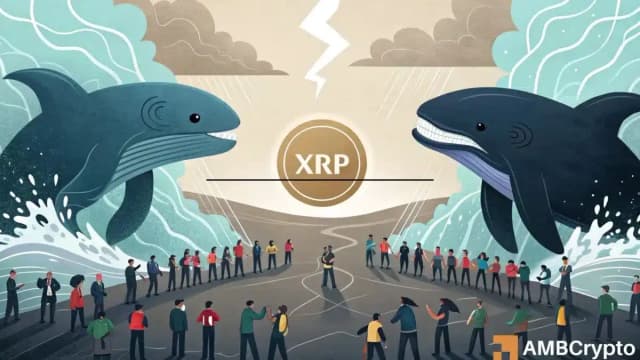 وال‌های XRP ۴۰ میلیون توکن فروختند؛ آیا خرده‌فروش‌ها قیمت را حفظ می‌کنند؟
