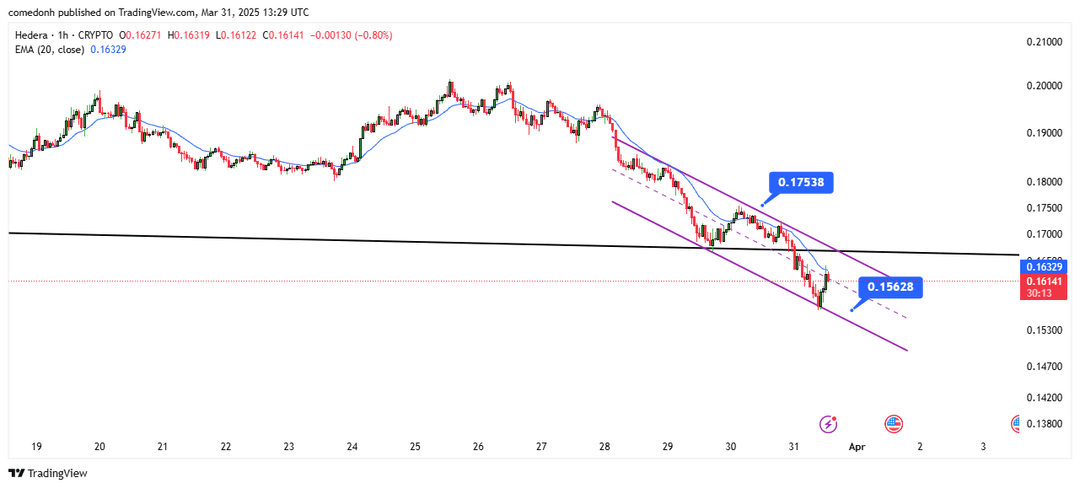 تحلیل هدرا ( HBAR/USDT ) امروز 11 فروردین 1404