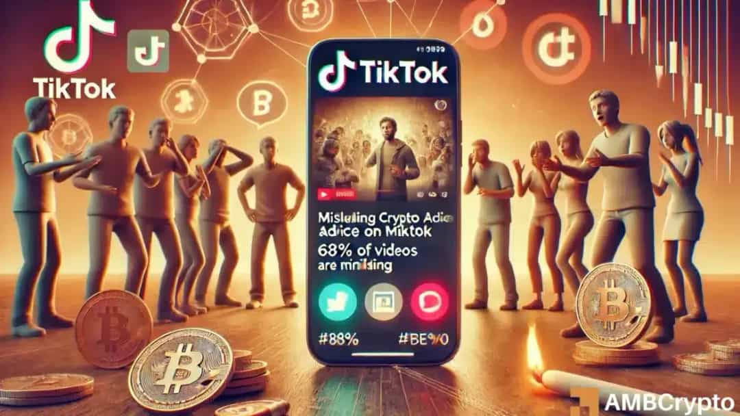 جذابیت کاذب: ۶۸٪ از ویدیوهای کریپتوی تیکتاک اطلاعات نادرست ارائه میدهند