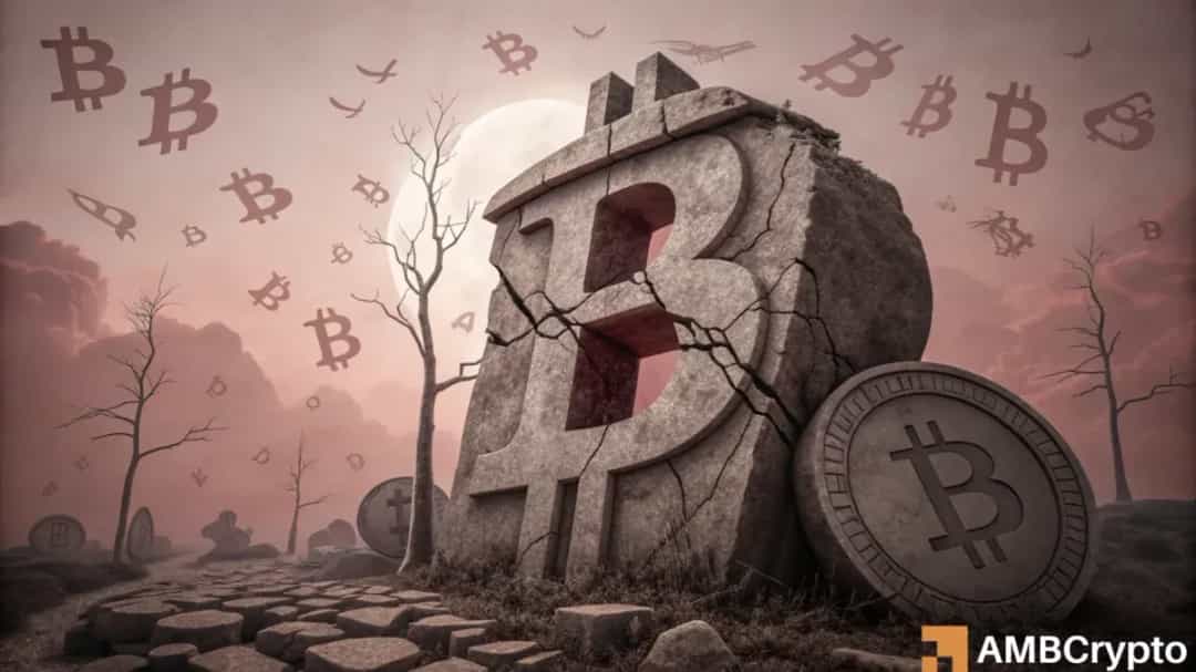 فشار فروش بیت کوین BTC به بالاترین سطح سه ساله