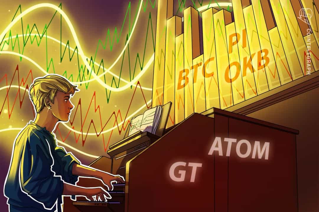 بیت کوین زیر ۸۰ هزار؛ PI، OKB، GT و ATOM آماده جهش