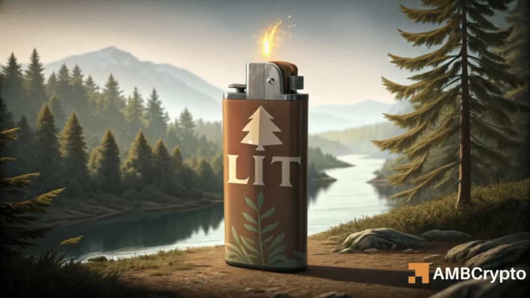 LIT/USDT: رشد ۱۳٪ اما نهنگها همچنان فروش میکنند