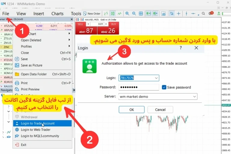معامله در دبلیو ام مارکتس