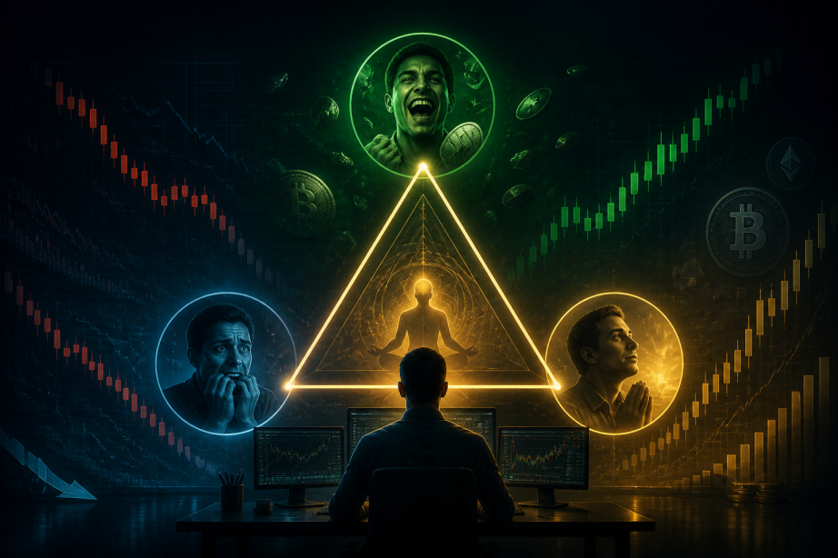 مثلث احساسات در ترید؛ کنترل احساسات معامله‌گر