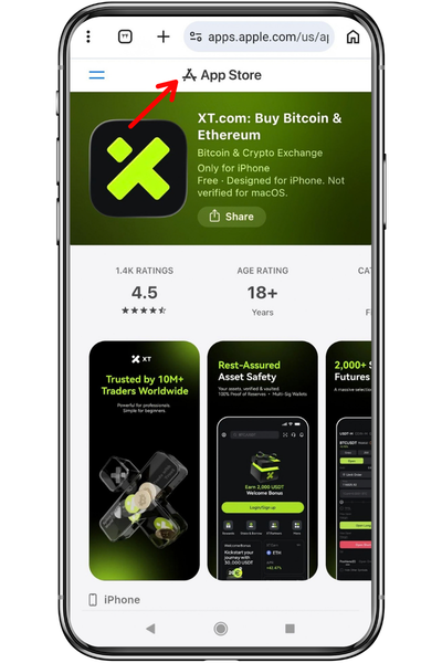 دانلود صرافی ایکس تی ios